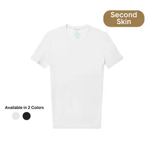 Tommy John Men’s Second Skin Crew-Neck Undershirt, Stay-Tucked Modal Fabric, Lightweight Breathable Comfort