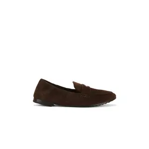 Tory Burch Ballet Loafer in Dark Cocoa