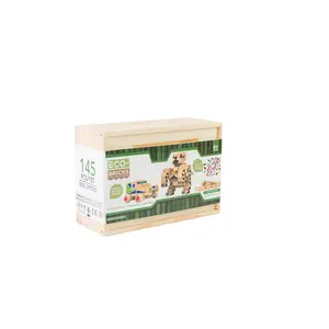 Eco-bricks Bamboo 145pcs + felt