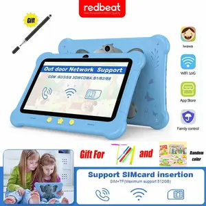 Redbeat B1 Tablet PC 6GB+32GB 7 Inch Parental Control Blue Light Eye Protection Shockproof Case Sim Card 4g Calling GPS Location
