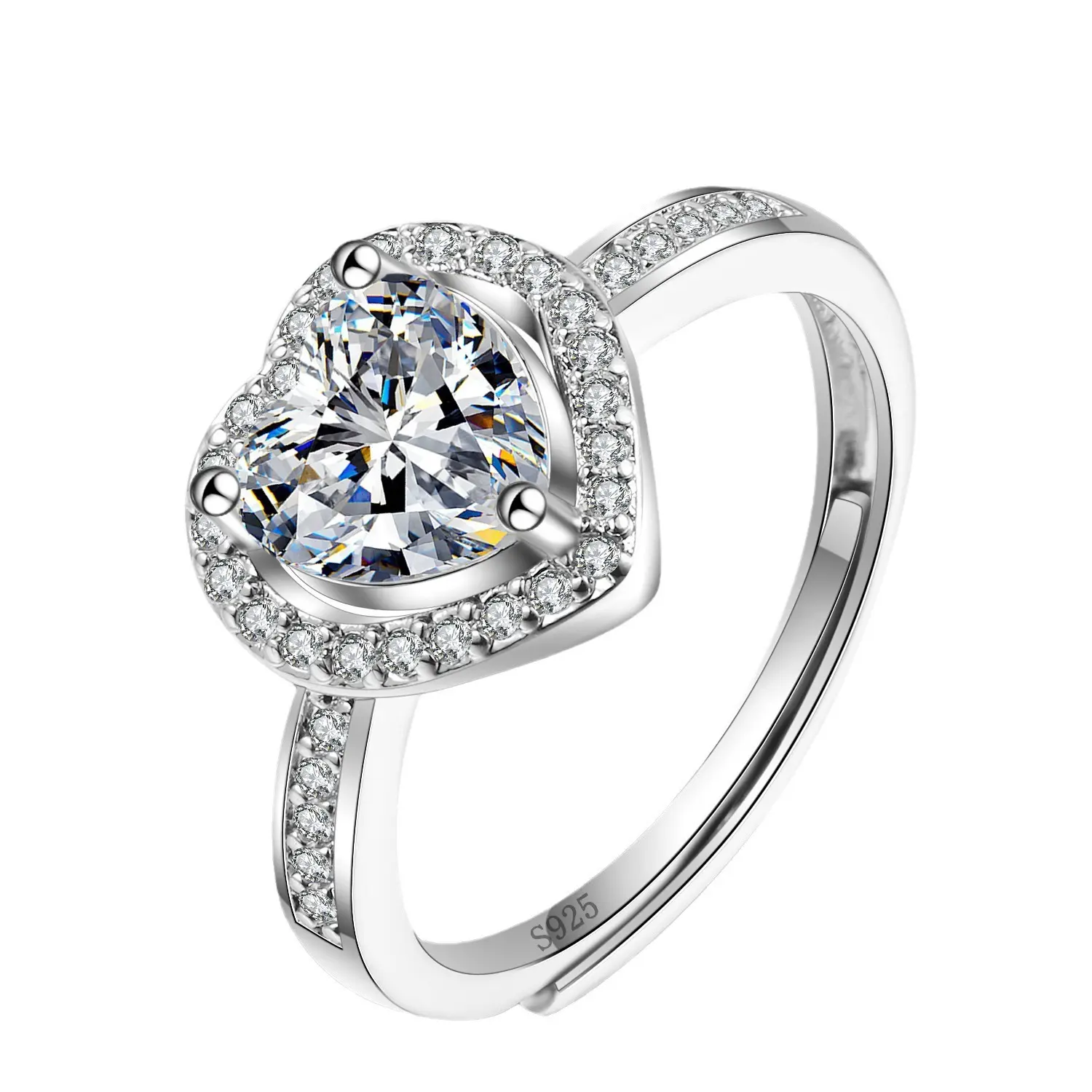 ZH 27 [Heart shaped Diamond Ring]