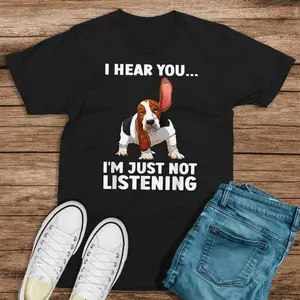 Funny Basset Hound Design For Men Women Basset Hound Lovers T-shirt
