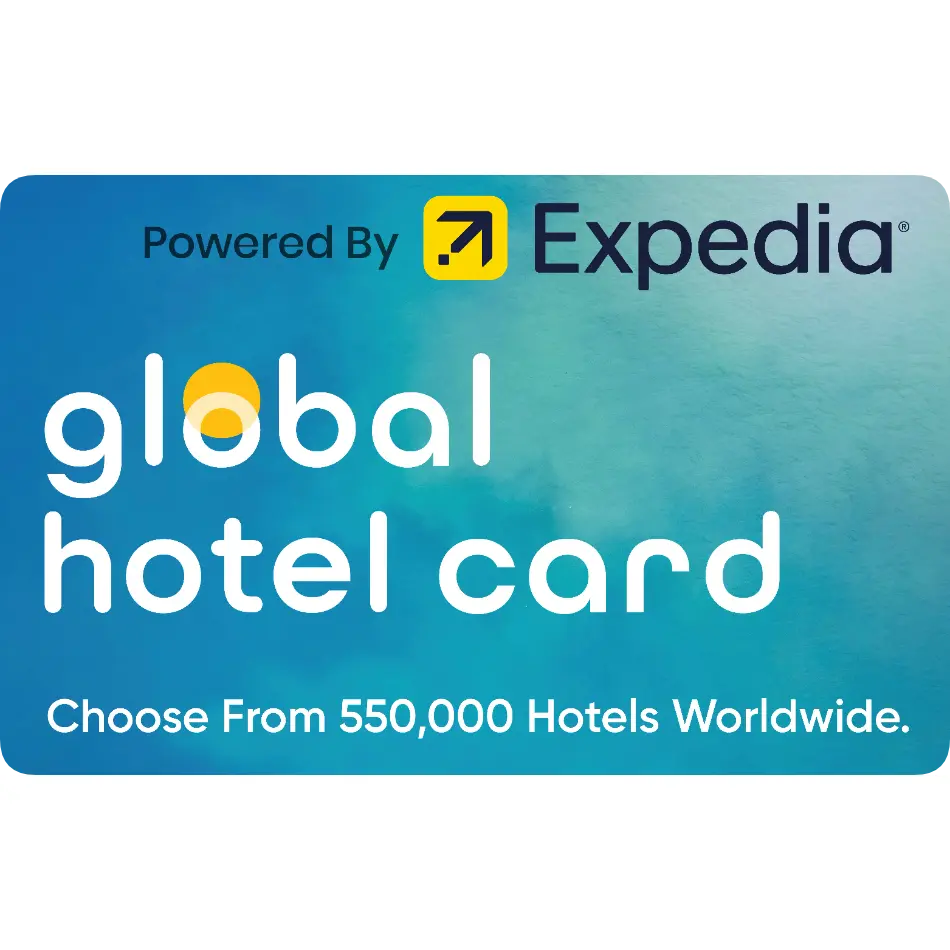 Global Hotel Card by Expedia eGift Card | Book Hotels Worldwide