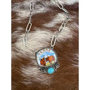 Large Texas Pendant Necklace
