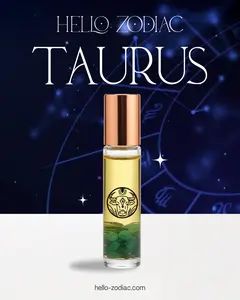 Hello Taurus Essential Oil Blend with Vetiver Jasmine & Cloves for Grounded Luxury and Calm Persistence
