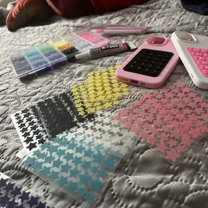 10-Piece Resin Rhinestone Metallic Set, Includes 3mm Mixed Crystals & B7000 Glue, Ideal for Handmade Clothing & Nail Art Supplies