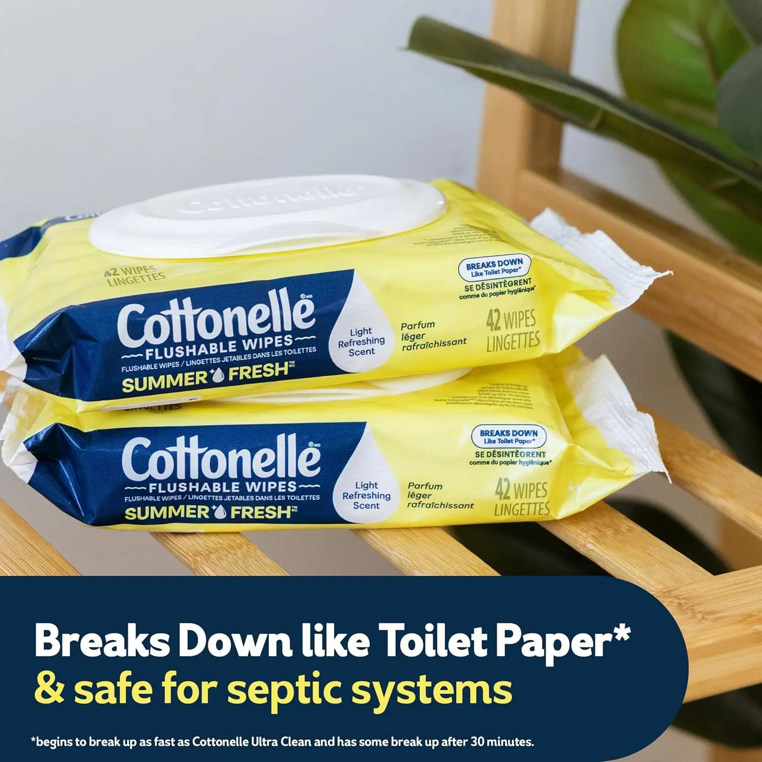 Cottonelle GentlePlus Flushable Wet Wipes with Aloe & Vitamin E, 4 Flip-Top Packs, 42 Wipes Per Pack (168 Total Wipes), Packaging May Vary Cottonelle GentlePlus Flushable Wet Wipes with Aloe & Vitamin E, 4 Flip-Top Packs, 42 Wipes Per Pack (168 Total Wipes), Packaging May Vary