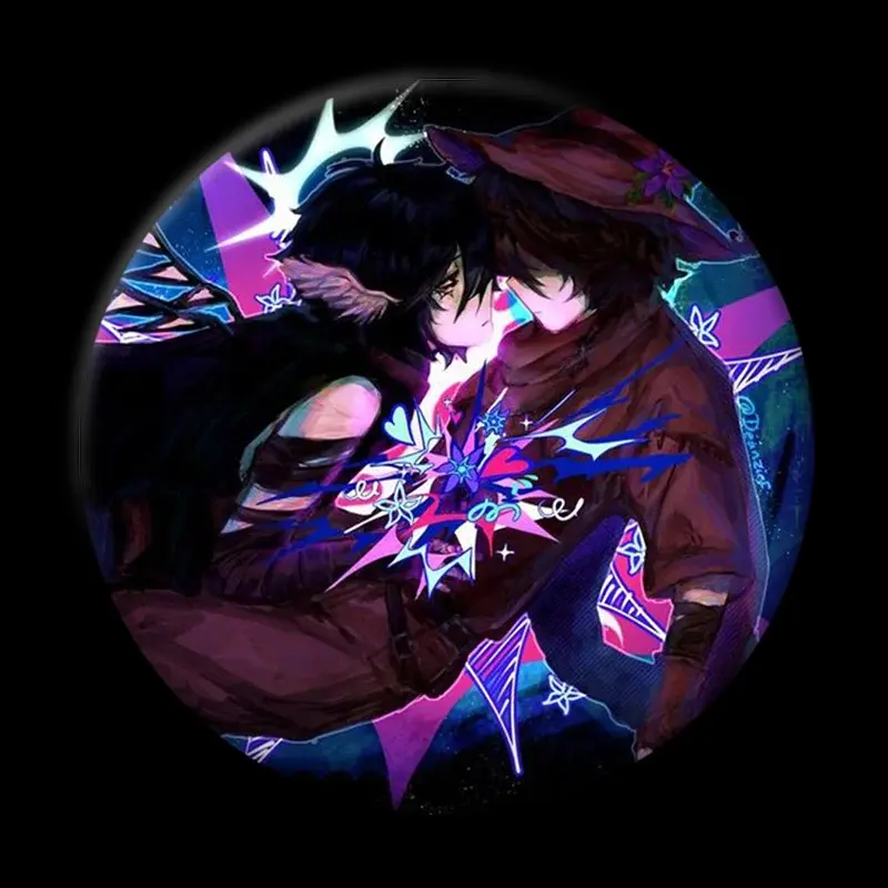 Forsaken Pin Button, Azure x Two Time Pins, Azure Pins, Two Time