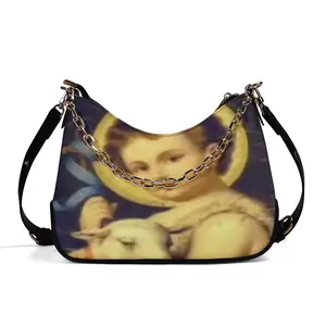 Lady PU Shoulder Bag With Chain