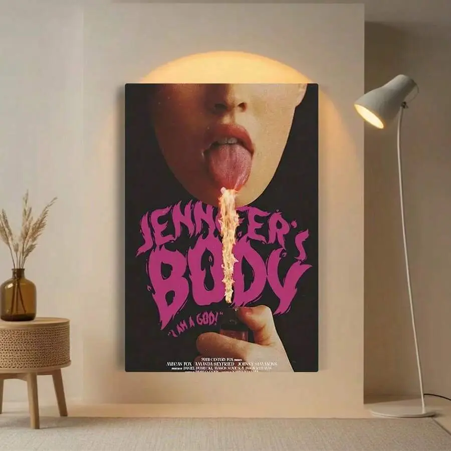 1pc Jennifer's Body Movie Poster Canvas Painting Modern Home Living Room Bedroom Decoration Wall Art Gift