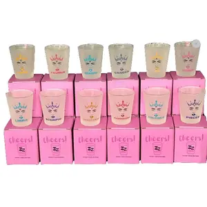 Z Queen Shot Glass Drinkware Stylish - Perfect for Girly Occasions with Charming Queen Design & Astrology Signs.