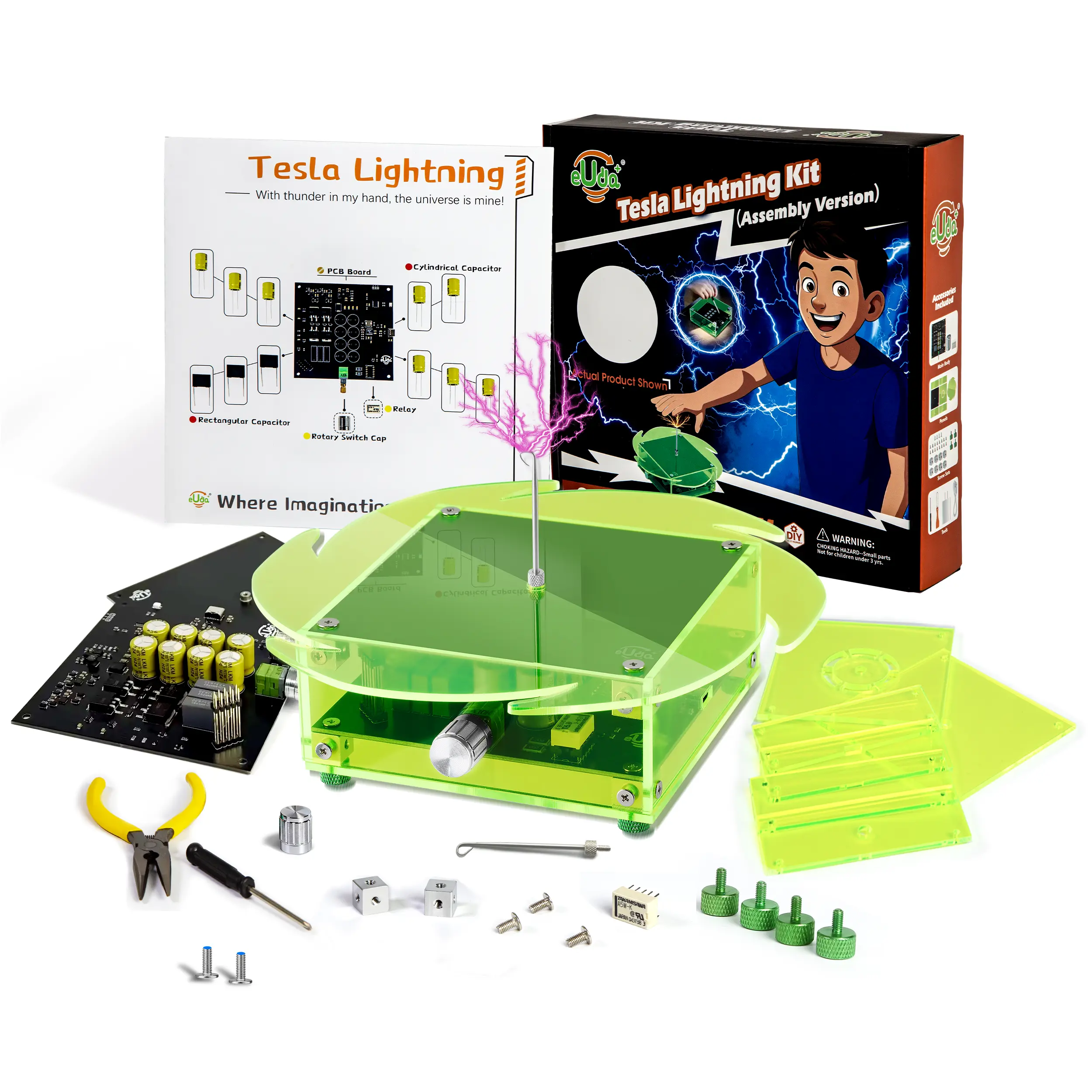 Fire Wheel & Transparent Fluorescent Green