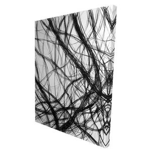Begin Home Decor 2080-4836-AB97 36 x 48 in. Connection - Shapes Abstract Canvas Art for Home Decor