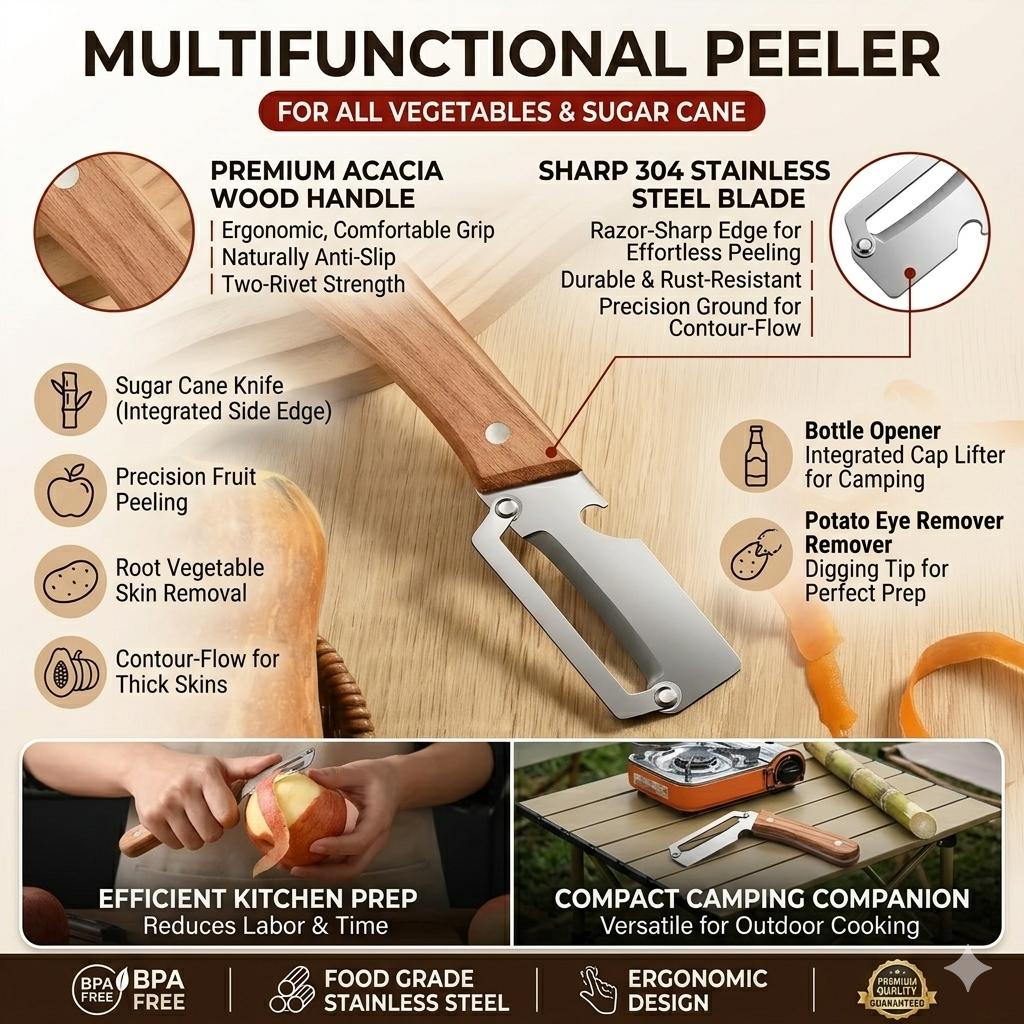 2PCS 2 in 1 Multifunctional Vegetable Peeler & Bottle Opener All In One Peeler Multi-Functional Kitchen Tool Stainless Steel Potato & Fruit Peeler 2PCS 2 in 1 Multifunctional Vegetable Peeler & Bottle Opener All In One Peeler Multi-Functional Kitchen Tool Stainless Steel Potato & Fruit Peeler