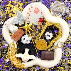 Do You Believe In Magic - Live Mix- Mixed Craft Embellishment Pack for Journals & DIY Crafts – Metal, Resin, Rhinestones & Artificial Flowers Assortment for Scrapbooking, Resin Art & Decoration