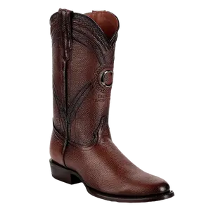 Cuadra Men's Deer Leather Honey Brown Western Boot CU858