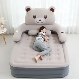 Elevated Air Mattress with Built-In Electric Pump & Pillow – Perfect for Home, Guests & Camping - 190X97X40CM