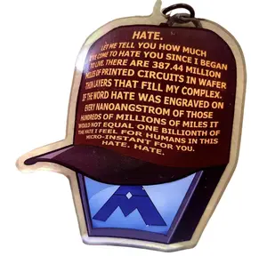 I Have No Mouth and Must Scream AM - 3 Inch Acrylic Keychain