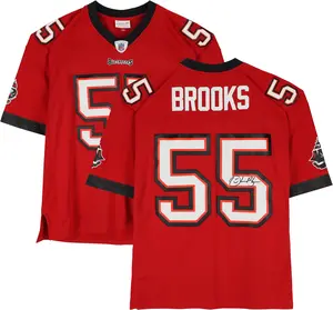 Derrick Brooks Tampa Bay Buccaneers Autographed Mitchell and Ness 2002 Red Replica Jersey - Fanatics Authentic Certified