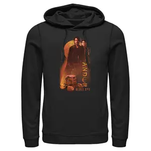 Men's Star Wars: Andor Rebellion Hero Cassian and B2EMO Pull Over Hoodie