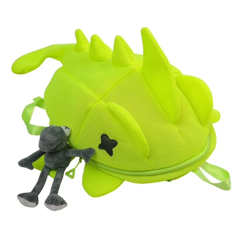 LOCOMO 3D Dragon Backpack Dinosaur Casual Daypack with Spikes Adult Cute Lizard