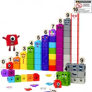 Bestselling Hand2Mind Math Linking Cubes Number Blocks Set, includes 10 Preschool Learning Activities, Digital Enlightenment Building Blocks, Kids Early Educational Toys, Creative Hands-On STEM Toys, Kindergarten Math Teaching Aids, Number Counting Blocks