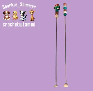 Super Cute Dog Reading a Book Amigurumi Sticks for Crochet