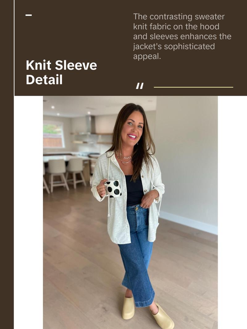 Best Selling Rowan Knit Sleeve Jacket in Three Colors