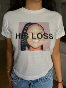 His Loss Tshirt, Crop Top, Y2k Slogan Tee, Y2k Inspired, 2000s Streetwear Fashion, Drake Tee, Hip Hop, Drake Shirt, 21 Savage Shirt, Fashion, Y2k Shirt, Rap Shirt, Her Loss Sweatshirt, Drake Sweatshirt, Streetwear Shirt, 2000s Shirt, Gift for Her
