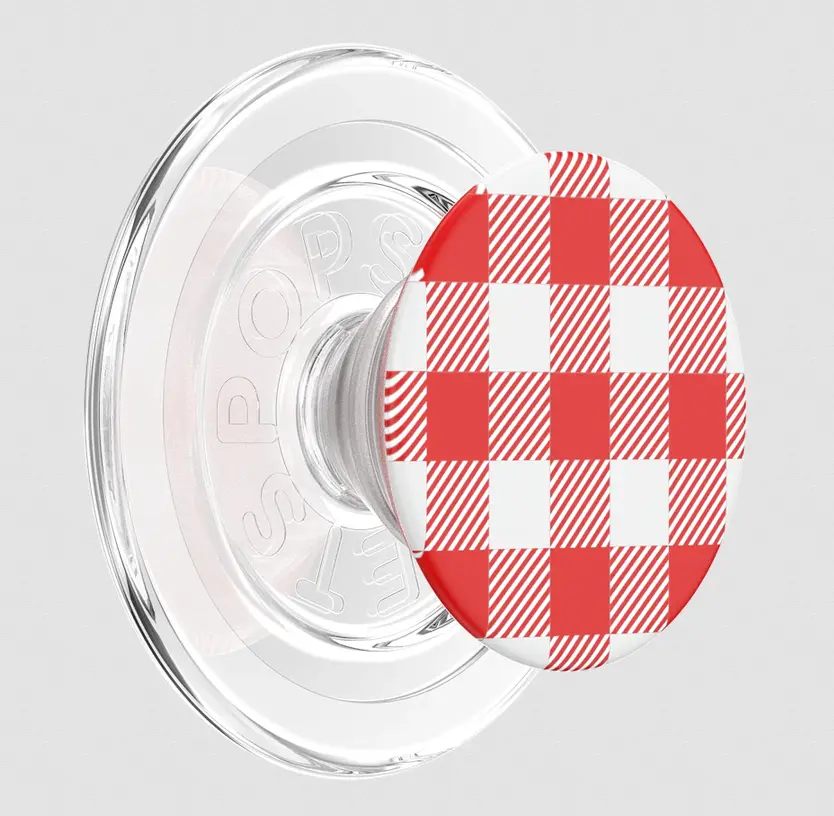 popsockets Red Gingham  MagSafe PopGrip