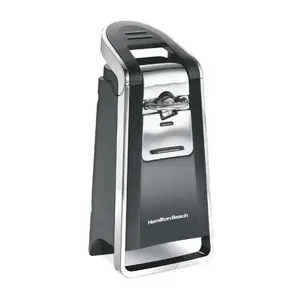 Hamilton Beach Smooth Edge Automatic Electric Can Opener, Black & Stainless