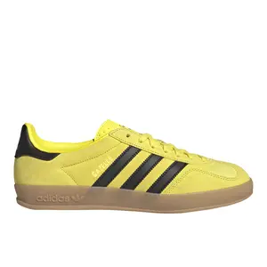 adidas Mens Gazelle Indoor Lace Up Sneakers Shoes Casual - Yellow