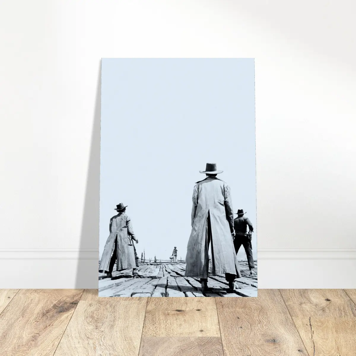 [No Frame] Once Upon a Time in the West 1968 - Textless, Charles Bronson, Classic Western Movie, Canvas, Metal, Wood, Fine Art Print, Made In USA