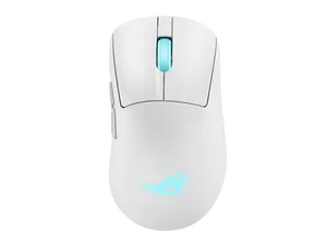 ASUS ROG Keris II Origin Wireless Gaming Mouse, 64g Ergonomic,  AimPoint Pro 42K DPI Optical Sensor, ROG Micro Switches II, SpeedNova Ultrafast Wireless, Bluetooth Compatible - Moonllight White