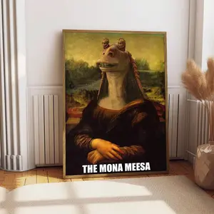 The Mona Meesa Trendy Funny Wall Art Poster Home Decor Wall decor MEME Poster Artistic Print Room Decoration