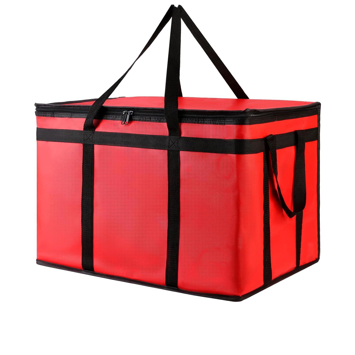 Insulated Food Delivery Bag – Commercial Large Capacity Hot & Cold Tote, XXXL Pizza Warmer Cooler for Doordash, Catering & Party Supplies Insulated Food Delivery Bag – Commercial Large Capacity Hot & Cold Tote, XXXL Pizza Warmer Cooler for Doordash, Catering & Party Supplies