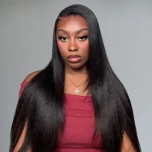 [Flash Sale] OQ HAIR Straight 13x4 Lace Front Wigs 220% Density Human Hair Wigs Preplucked Natural Hairline