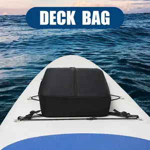 Deck Surfboard Kayak Head Bag Storage Pouch Plastic Zipper Bag with Nylon Handle Rotating Hook Buckle Portable Bag