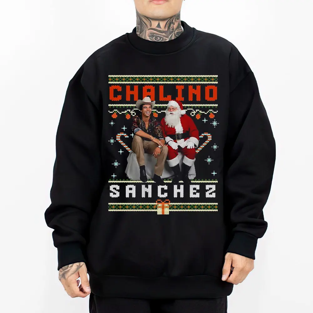 Chalino San Chicano Clothing Cholo Gangster Clothes Hoodies for Men Christmas Men's Clothing Streetwear Graphic Tee Men Gifts Oversized Loose Fit Cotton Blend Unisex Hoodie