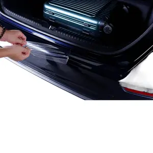 Rear Bumper Protector Slim Clear Bumper Film - Low-Profile TPU Edge Guard, Anti-Scratch Self-Healing, Water Application Kit