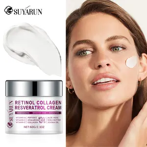 SUYARUN Retinol + Collagen Dual-Core Moisturizing Cream | Plump and Hydrating, Smooth Skin Feel | Facial Only, Day and Night Cream | Unisex | Makeup Base, At-Home Skincare
