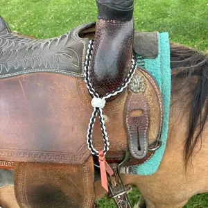 Saddle Rope Holder Strap – Durable Lariat Carrier for Horse Tack & Roping, Rodeo Horse Riding Tack, Team roping and Breakaway roping Lasso Keeper, Custom Saddle Rope Holder