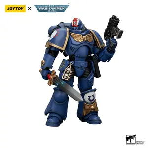 JOYTOY Warhammer 40k  1/18  Action Figure Ultramarines Heroes of the Chapter Primaris Lieutenant Erastus JT2481