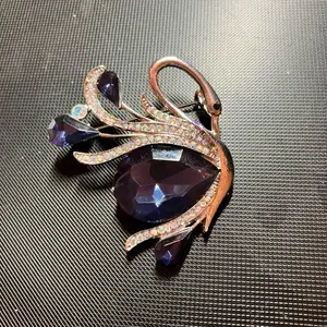 Blue brooch