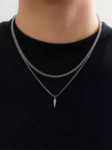 Men's Stainless Steel Chain Necklace, Cuban Link Chain, Fashion Jewelry for Party, Daily Clothing Decor, Trendy All-match & Exquisite Jewelry for Birthday Gift