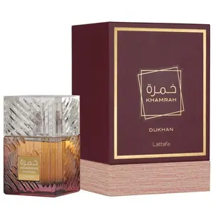 Khamrah Dukhan Eau de Parfum Spray | Warm Spicy Woody Unisex Fragrance | Premium Arabic Perfume
