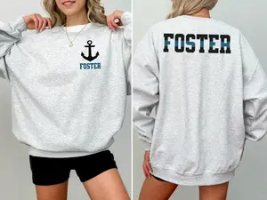 Custom Navy Wife shirt with Name, Personalized Proud  Family , Christmas Gift Sailor Military  Sweatshirt Thin Blue Line