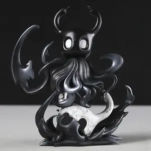 Hollow Knight PVC Action Figure | Detailed Collectible - Shiny Red Eyes, Trident & Skull Hand | Desk/Car Decor | Black Friday Xmas New Year Gift for GamersGift