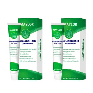 MAYLOR Organic Aloe Hemorrhoid Cream Gel - Relieves body glaze,Fast Relief for Pain, Swelling & Itching, Moisturizing, Gentle Soothing Care for Sensitive Skin & Natural Healing