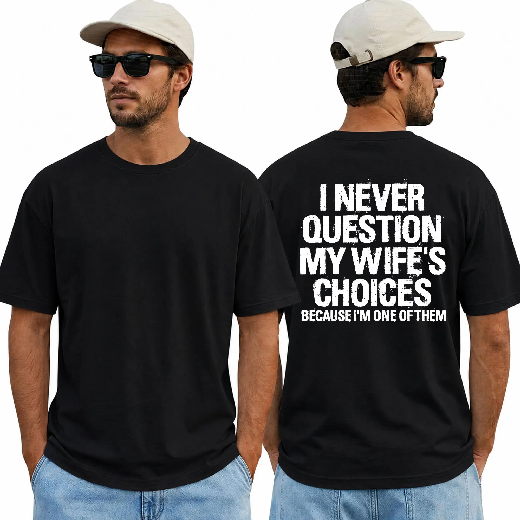 Men's Funny Wife's Choices T-shirt Birthday Gift Humor Shirt for Man Hubby Shirt, Short Sleeve Printed Graphic Shirt, Unisex Graphic Tees, Funny Shirts, Daily Casual Cotton Menswear